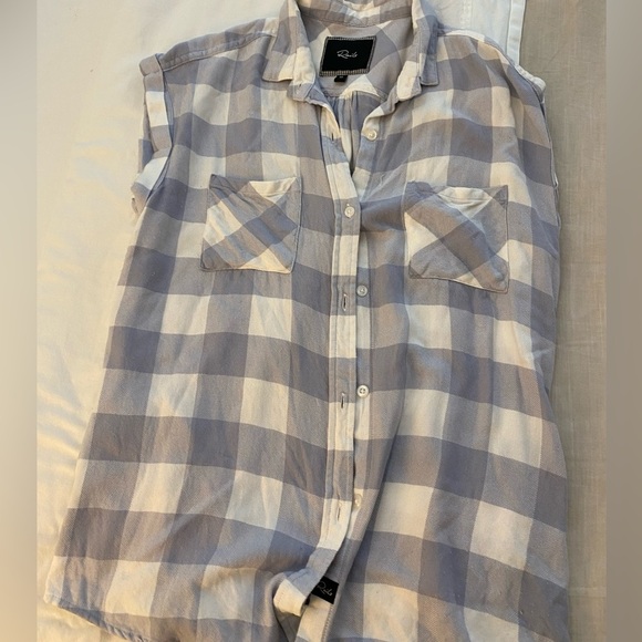 Rails Britt Plaid Tunic Length Top (12) - Picture 4 of 6